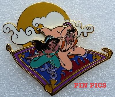 DLR - Aladdin & Jasmine on Magic Carpet - Cast Exclusive