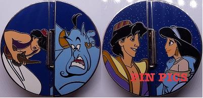 DL - Aladdin, Jasmin, Genie - Once Upon A Time - Pin of the Month