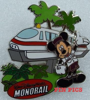 WDW - Walt Disney World Resort Monorail - Mickey with Red Monorail