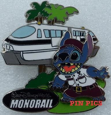 WDW - Walt Disney World Resort Monorail - Stitch with Black Monorail