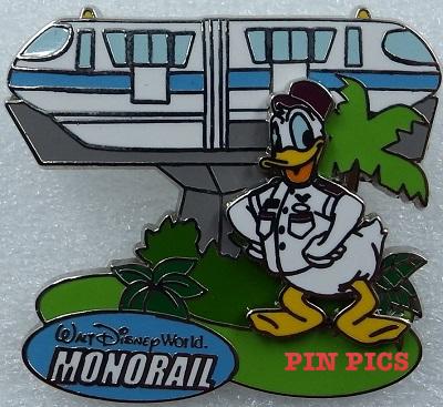 WDW - Walt Disney World Resort Monorail - Donald with Blue Monorail