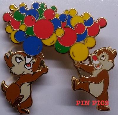 WDW - Chip & Dale - Mickey Throws A Party - Mickey's Toontown of Pin Trading Event - Big Party Box Set