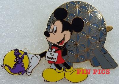 WDW - Mickey & Figment Puppet - 2001 Pins Around Our World Celebration