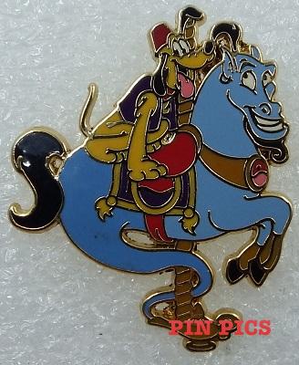 WDW - Pluto as Aladdin on Genie - Character Carousel - Mystery Tin