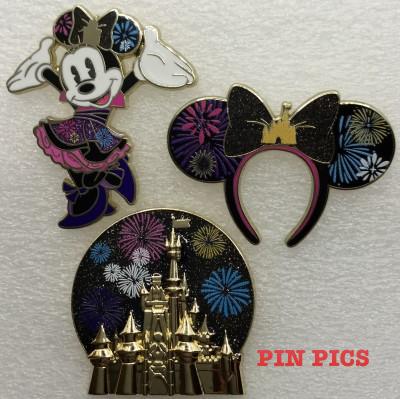 DIS - December Set - Minnie Main Attraction - Castle Fireworks - 2020 - Cowgirl - Castle