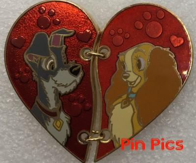 Lady and the Tramp Two Piece Heart
