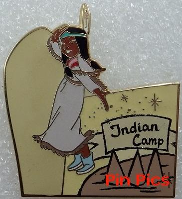 Peter Pan 65th Anniversary Collection - Neverland Map Mystery Set - Indian Camp - Conceal