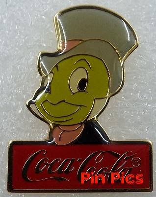 WDW - Jiminy Cricket - 15th Anniversary - 1986 Coca-Cola Framed Set - Pinocchio