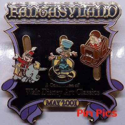 Grumpy, Mad Hatter, Dumbo, Timothy Mouse - May 2001 - Fantasyland - WDAC