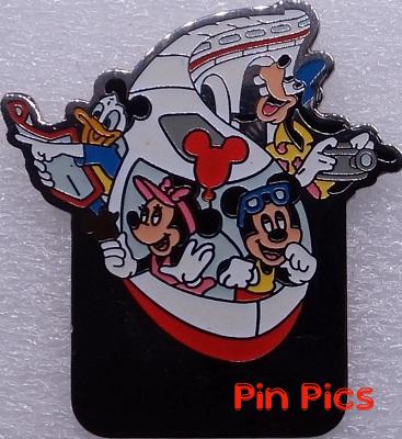 WDW - Mickey, Minnie, Donald & Goofy - Monorail - Custom Name