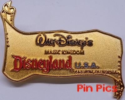 Disneyland USA Gold Scroll