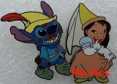DS - Lilo and Stitch as Mickey and Minnie - ARTIST PROOF - Brave Little Tailor - Gold