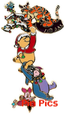 DS - Winnie the Pooh, Piglet, Tigger and Eeyore - Lights - Christmas