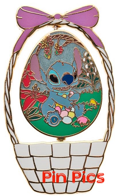 DS - Stitch - Egg - Easter Basket - Spinner