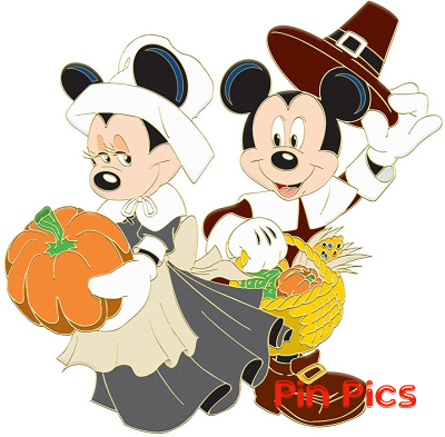 DS - Mickey and Minnie Mouse - Pilgrims - Thanksgiving