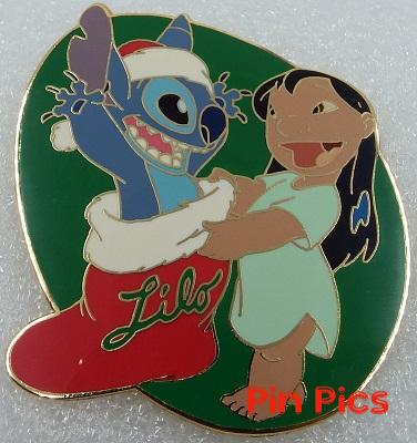 Disney Auctions - Lilo and Stitch Christmas Holiday pin set #2 (Stocking)