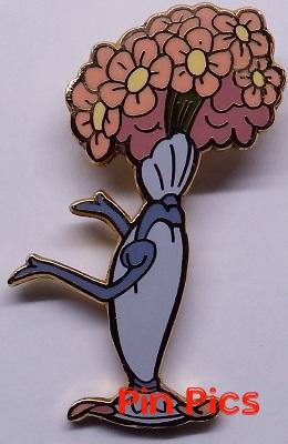 DLR GWP Beauty and the Beast Map Pin - Flower Vase