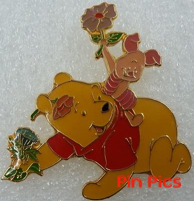 DS - Springtime Pooh (2 Pin Set) Pooh & Piglet