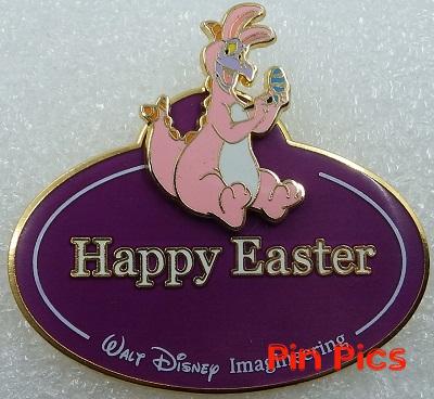 WDI - Name Tag - Figment in Easter Bunny costume for Easter