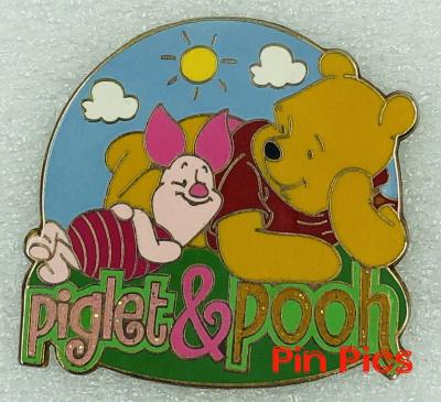 Pooh and Piglet -  Pin Trading Starter Lanyard Set