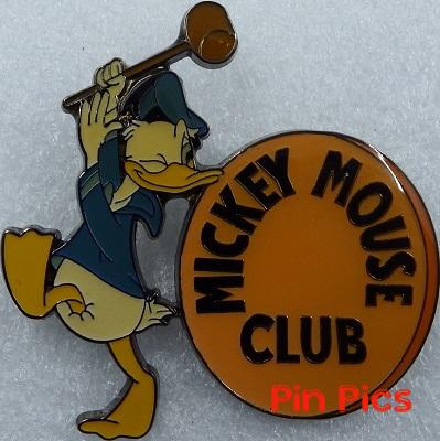 Mickey Mouse Club 5 Pin Framed Set - Donald Banging Gong