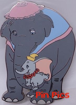 Acme-Hotart - Mrs. Jumbo and Dumbo - Sliver - Family Portrait II - Mrs. Jumbo and Dumbo Sliver