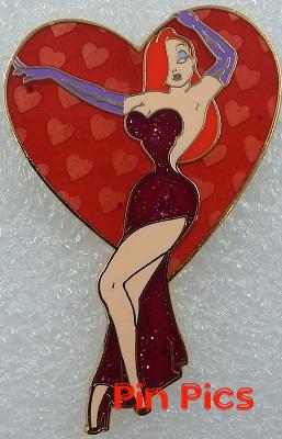 Disney Auctions - Jessica Rabbit with Hearts Facing Left