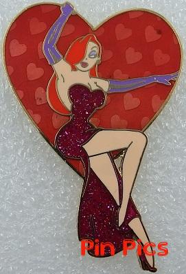 Disney Auctions - Jessica Rabbit with Hearts Facing Right