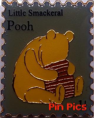 'Little Smackeral' Pooh stamp pin