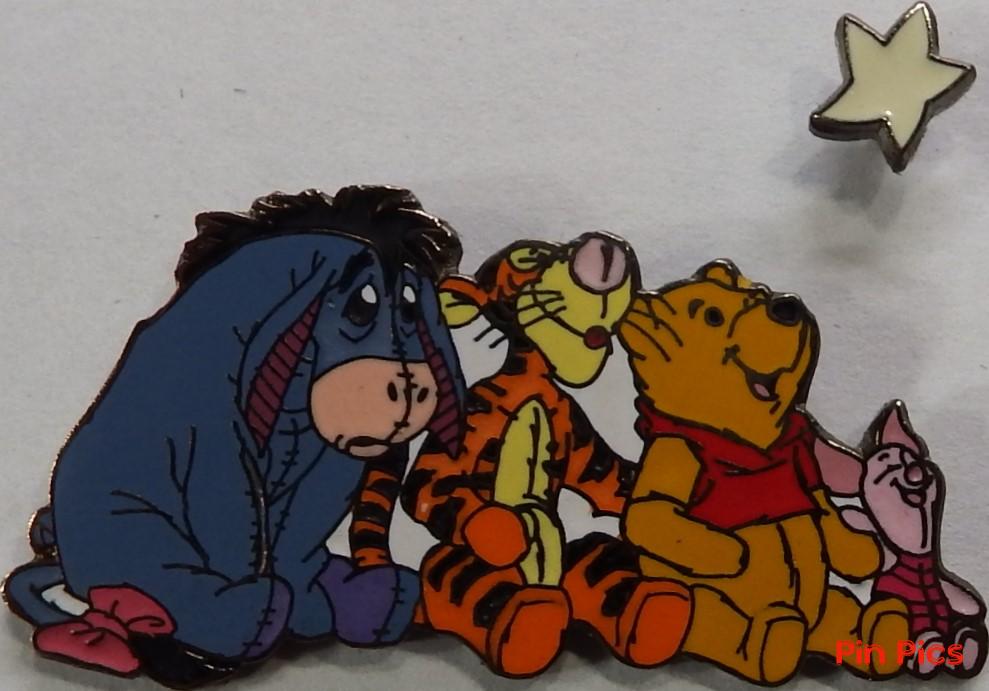 Winnie the Pooh, Tigger, Eeyore and Piglet - Star - Set