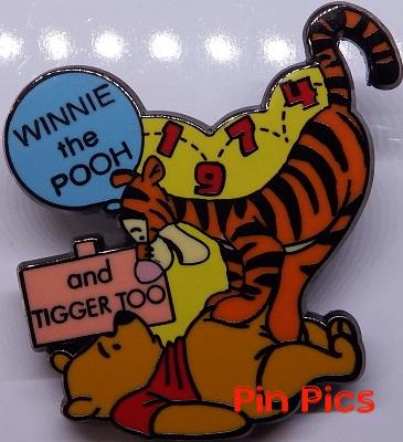 DIS - Winnie the Pooh and Tigger Too - 1974 - 100 Years of Dreams - Pin 29