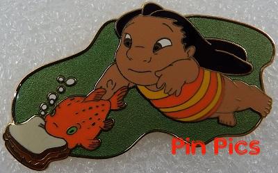DCL - Pin Trading Under The Sea - Lilo with Pudge - Pursuit Pin #3