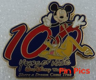 WDW - Mickey & Pluto - 100 Years of Magic - Flex 2002