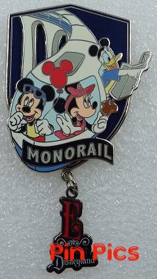 DL - Mickey, Minnie and Donald - Monorail - E Ticket