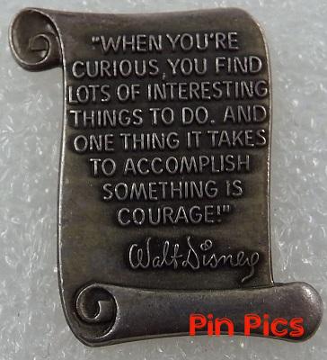 WDW - When You're Curious - Walt Disney Scroll Quote #4