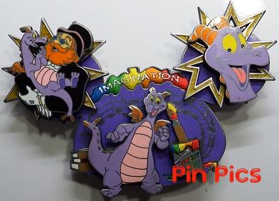 WDW - Figment and Dreamfinder - Celebrating Fifty Years Earhat - Jumbo