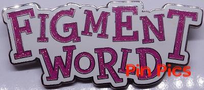 WDW - Where Dreams HapPIN - Disney Pin Celebration 2007 - Figment World Framed Set - Word Phrase Only