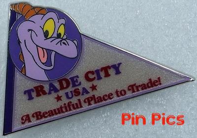 WDW - Trade City, USA - Disney Pin Celebration 2010 - Box Set - Figment's Souvenir Shop (Pennant Only)