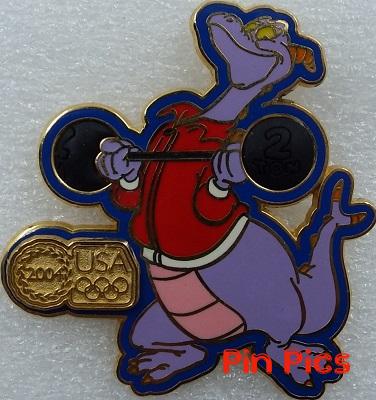 WDW - Figment - Weightlifting - USA Olympic Logo 2004