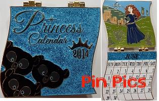 DSSH - Merida and Brother Bears - Brave - June - Princess - Calendar