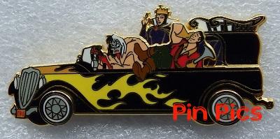 DLP - Evil Queen, Gaston and Cruella - Parade - Stars in Cars