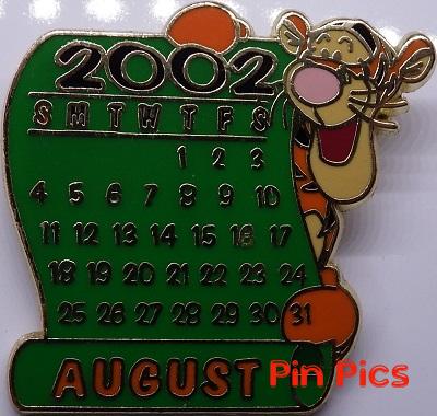 DIS - Tigger - August - 12 Months of Magic Calendar 2002