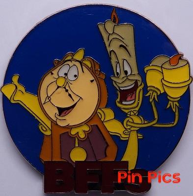 BFFs Mystery Pin Collection - Cogsworth and Lumiere