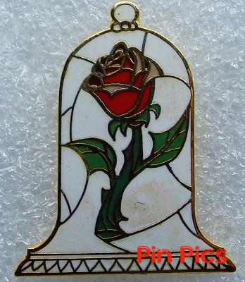 Beauty and the Beast Rose in Bell -- Animation CM Pin