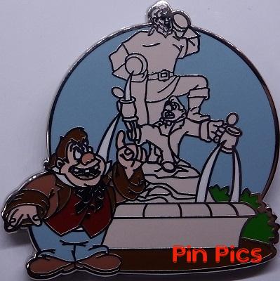 WDW - Lefou at Gaston and Lefou Statue - Beauty and the Beast - New Fantasyland - Mystery