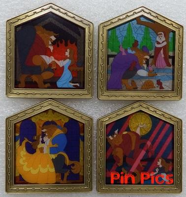 Beauty and The Beast 25 Enchanted Years: 4 Pin Boxed Set