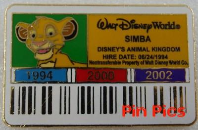 WDW - Simba - ID Badge/Card - Cast