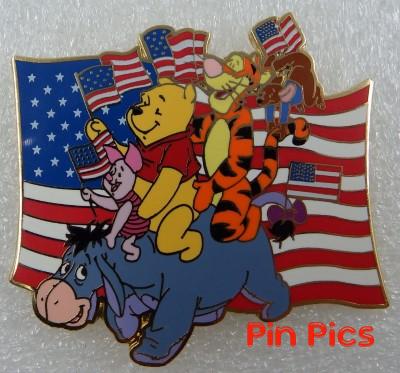 DS -Winnie the Pooh, Tigger, Piglet and Eeyore - Flag Day
