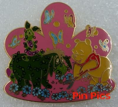 DLR - Topiary Collection - Pooh w/Eeyore & Piglet (Surprise Release)