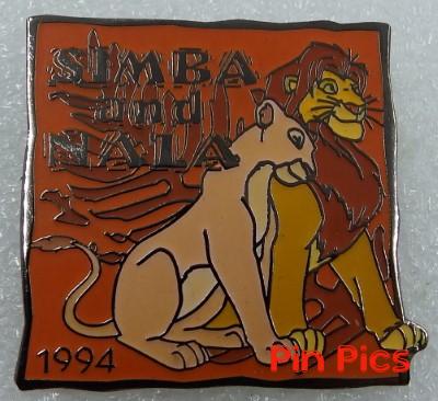 DIS - Simba and Nala - 1994 - Lion King - Countdown To the Millennium - Pin 64